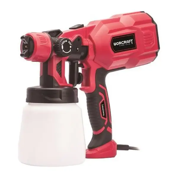 <p>Striekacia pištoľ Worcraft SG06-800 je určená na nanášanie vodou riediteľných farieb