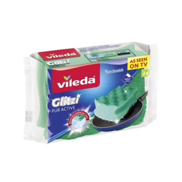 <p>Hubka Glitzi je určená na extra delikátne povrchy ako teflón či sklo.</p>