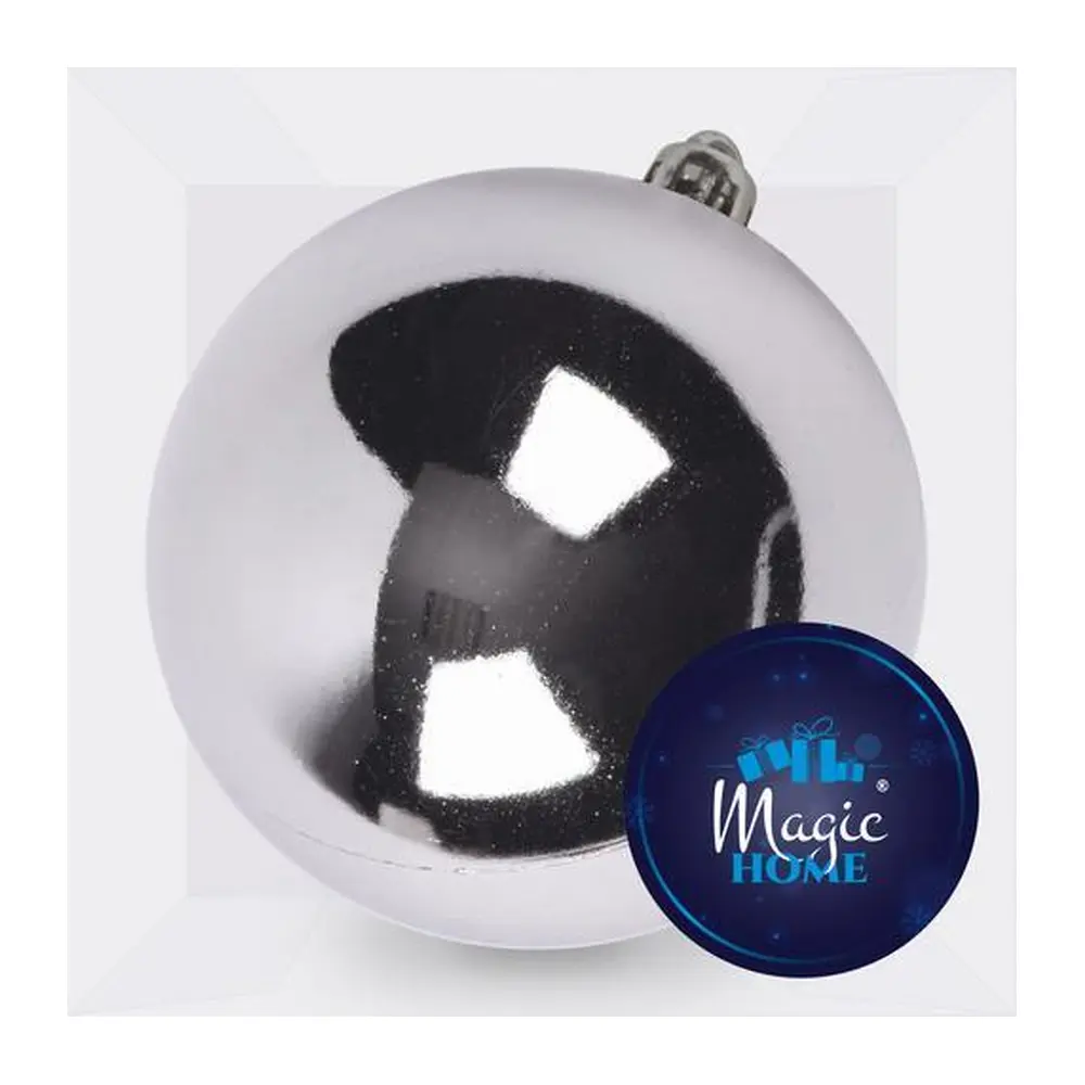 Oživte svoj vianočný stromček touto nádhernou striebornou guľou od značky MagicHome. S jej priemerom 15 cm a pôsobivým leskom prinesie do vašej domácnosti skutočne vianočnú atmosféru. Nech sa vaše Vianoce stanú ešte kúzelnými s touto jedinečnou dekoráciou.