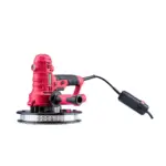 lepidla a uvoľnenej sádry. Brúsenie sa vykonáva pomocou brúsnej hlavice s priemerom 190 mm. O výborný chod sa postará výkonný motor s príkonom 800 W. Pomocou regulátora otáčok je možné nastaviť rýchlosť od 1200 ot/min do 2300 ot/min.