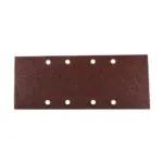 Brúsne papiere sú určené na brúsenie pomocou vibračnej brúsky. Rozmery papiera sú 93 x 230 mm a jeho zrnitosť je P040. Na papieri je 8 dier