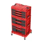 Vylepšite si organizáciu nástrojov s Qbrick System ONE Workshop Red! Tento super promo set obsahuje 4 moduly a vlastné konektory
