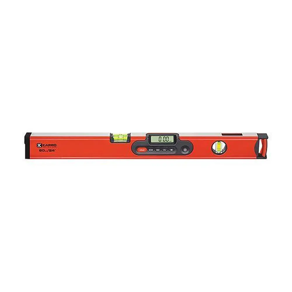 Laserová vodováha 985D-L DIGIMAN® s dvoma pevnými akrylovými libelami je skvelým pomocníkom pri práci na stavbe