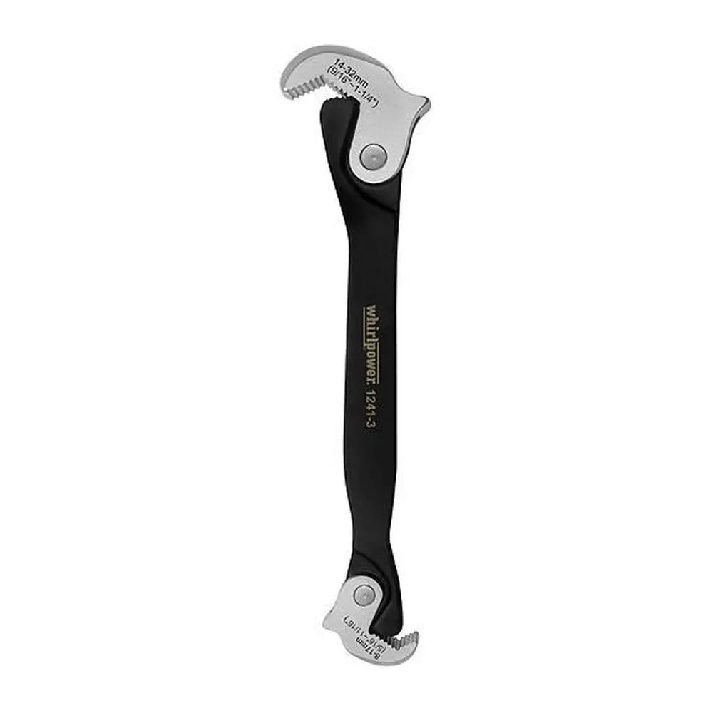 Najnovší kľúč Whirlpower® 1241-3-0832 je nevyhnutným nástrojom pre každého majstra či domáceho majstra. S nastaviteľnými veľkosťami od 8 do 17 mm a 14 do 32 mm tento kľúč ponúka všestranné použitie pri práci s rôznymi veľkosťami skrutiek a matic. Ideálny nástroj pre rýchle a efektívne riešenie úloh bez nutnosti meniť kľ