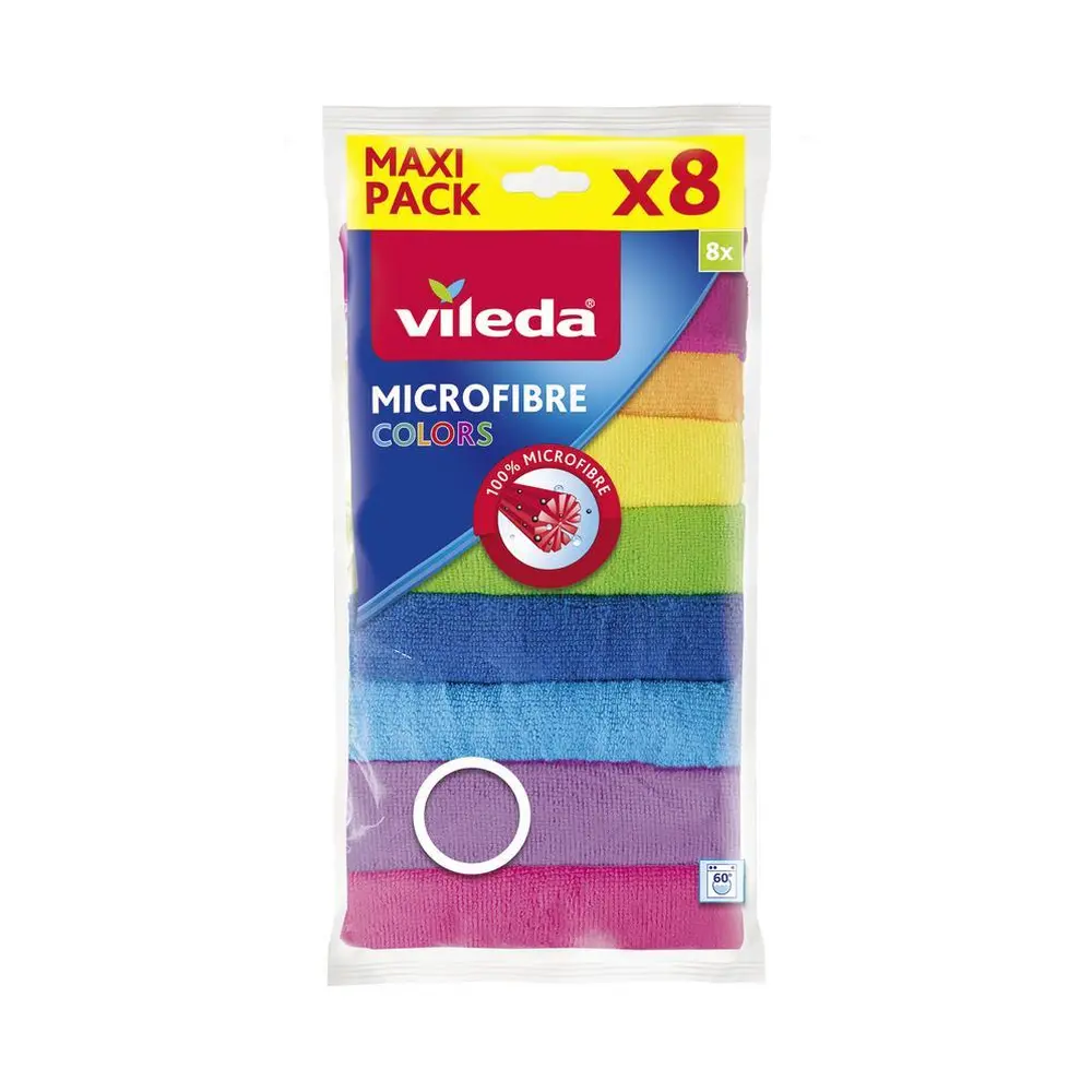 Farebné mikrohandričky z mikrovlákien. Je možné ich použiť suché (na utretie prachu) alebo navlhčené.