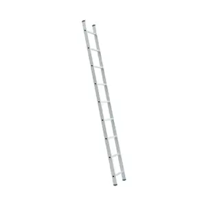 Jednoduchý jednodielny rebrík bez stabilizácie.Budte preto opatrní pri jeho používaní a dôsledne ho oprite o pevný podklad.