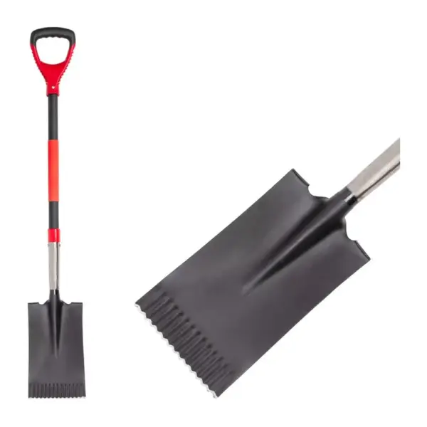 Rýľ Strend Pro Premium RedShark, rovný, so sklolaminátovou násadou D 1150 mm
