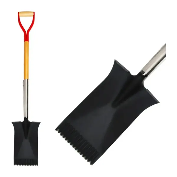 Rýľ Strend Pro Premium RedShark, rovný, s drevenou násadou D 1150 mm