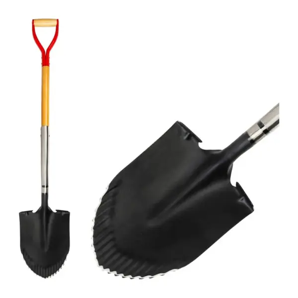 Rýľ Strend Pro Premium RedShark, špicatý, s drevenou násadou D 1150 mm