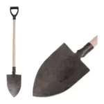 S týmto klasickým rýľom s vhodne tvarovanou rukoväťou v tvare písmena D si uľahčíte prácu v záhrade.