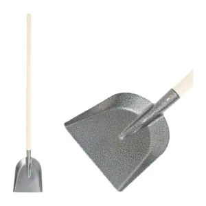 Drevená lopata S504-3.WH Universal je ideálna pre rôzne úlohy v záhrade či pri práci s pôdou. S rozmermi 275x235 mm je ľahká a pohodlná na manipuláciu
