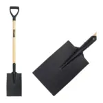 S týmto rýľom s násadou typu D s ergonomický tvarovanou rukoväťou si ušetríte námahu pri práci vďaka lepšiemu uchopeniu.