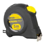 ale aj domácich kutilov. Tento komfortný meter z veľmi pružnej ocele je vybavený praktickým klipom na opasok a pútkom na ruku. Meter disponuje brzdou s funkciou AutoStop. Puzdro metra je vyrobené z pevného plastu. Má kompaktné telo a posuvný háčik. Jeho dĺžka je 5 m a šírka pásu je 16 mm. Je vhodný pre vnútorné aj vonkajšie meranie.