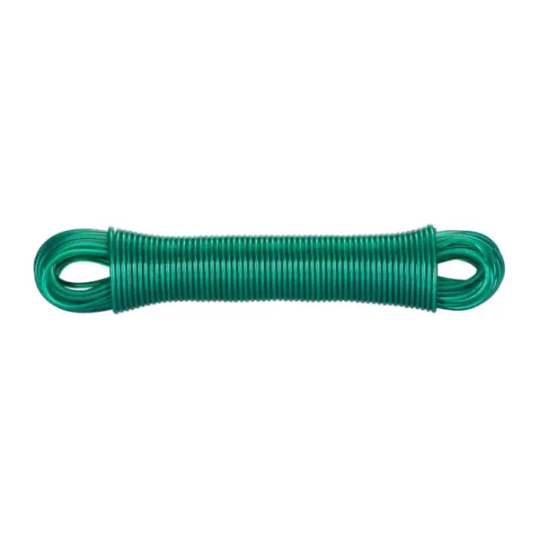 Šnúra na prádlo ROPE slúži na vešanie prádla. Disponuje oceľovým jadrom a je potiahnutá PVC. Má rozmery s priemerom 4 mm x 30 m.
