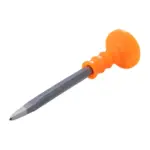 kameňom a stavebným materiálom. Disponuje PVC rukoväťou pre pohodlné uchopenie a chránič zabezpečuje bezpečnosť pri práci. Jeho dĺžka je 250 mm.
