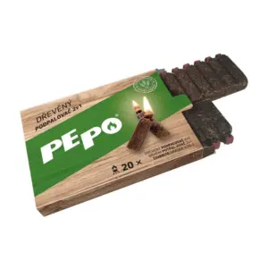 PE-PO drevený podpaľovač 2v1