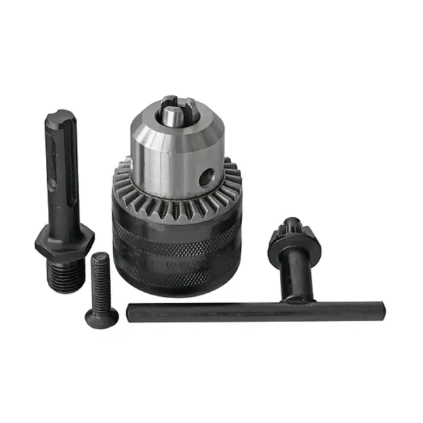 Skľučovadlo Strend Pro DCK725 je spoľahlivý nástroj pre presné a efektívne vŕtanie. S nastaviteľným rozsahom 1.5-13 mm a zubovým mechanizmom vám poskytne presné výsledky. Jeho ergonomický dizajn a možnosť použitia s kľúčom zabezpečia pohodlnú manipuláciu pri práci.