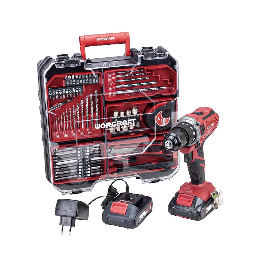Set Skrutkovač Worcraft CD-S20LiW