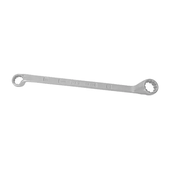 Kľúč IUS 006 27x32 mm • DIN838, očkový, vyhnutý, 75°, Cr-V St