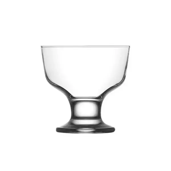 Pohár Destina, LAV, sklenený, na zmrzlinu a dezert, 285 ml, 98x93 mm, bal. 6 ks