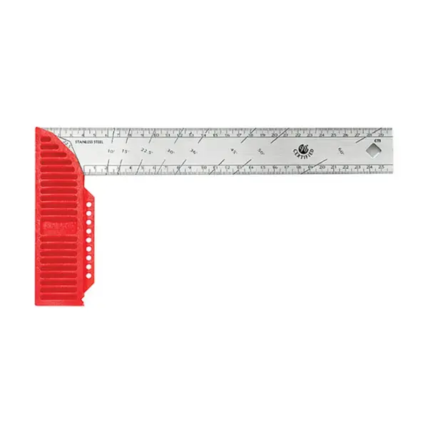 <p>Uholník KAPRO® 309 je nevyhnutným doplnkom každého majstra či domáceho kutila. Je praktickým nástrojom na presné označenie uhlov. Uholník sa vyznačuje nízkou hmotnosťou vďaka ľahkej nerezovej oceli a kompaktnými rozmermi. Uholník je vybavený pogumovanou rukoväťou