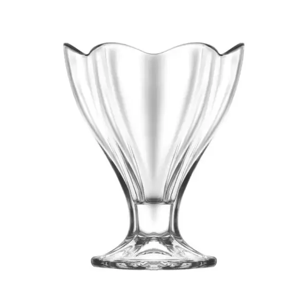 Pohár Lily, LAV, sklenený, na zmrzlinu a dezert, 250 ml, 100x127 mm, bal. 6 ks