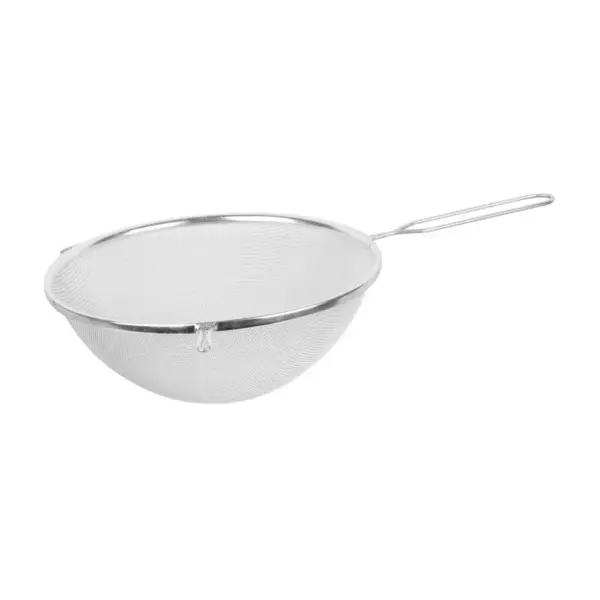 <p>Nerezové sitko s priemerom 25 cm je určené na prelievanie