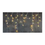 Typ napájania: 230 V 50 HzPočet LED: 200Farba LED: teplá bielaFunkcie: jednoduché svietenieDĺžka LED reťaze: 5 mDĺžka napájacieho kábla: 3 mVýška: 50 cmPoužitie: exteriérFarba kábla: priehľadný