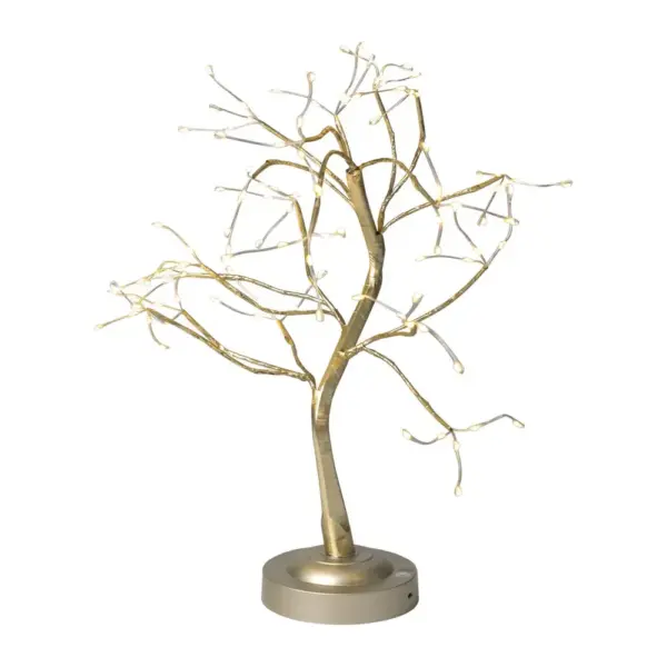 <p>Dekorácia MagicHome Stromček s LED osvetlením je vkusným doplnkom do interiéru počas vianočných sviatkov. Je to vianočná dekorácia s LED osvetlením. Farba LED je teplá biela a počet LED je 108. Typ napájania je 3xAA. Menovité napätie reťazca je 4