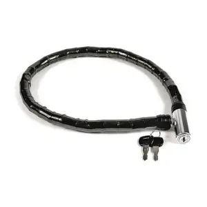 Zámok na bicykel STRONG by nemal chýbať vo výbave každého cyklistu. Výrazne zabraňuje odcudzeniu vášho bicykla. Jeho rozmer je 80x18 mm a k dispozícii sú 2 kľúče.