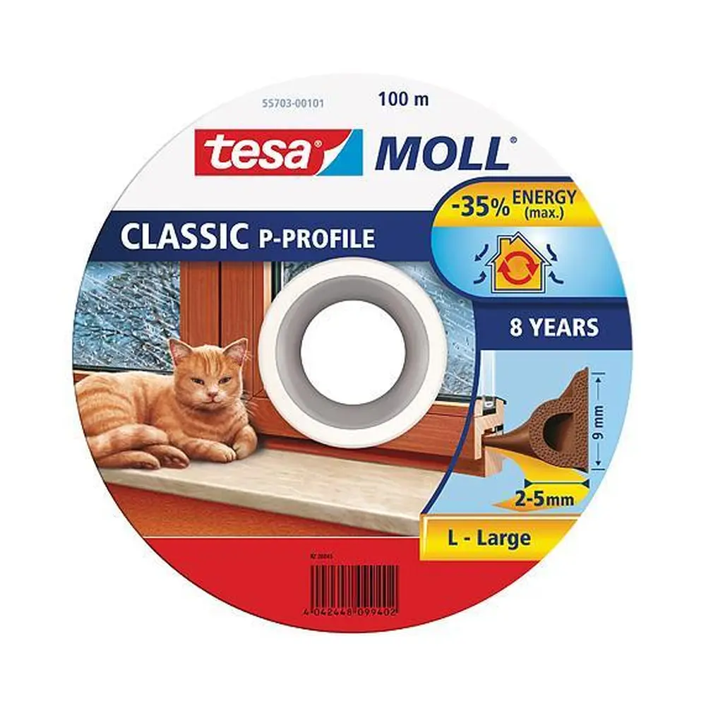 Samolepiace lahko použitelné gumové tesnenie tesamoll® pre okná a dvere. Vysoko kvalitné gumové profily odolávajú väcšine poveternostných podmienok a lahko sa nalepujú.