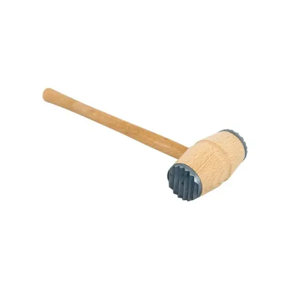 <p>Štandardný klepáč na mäso s kovovou klepacou časťou na oboch stranách. Celková dĺžka klepáča je 31cm