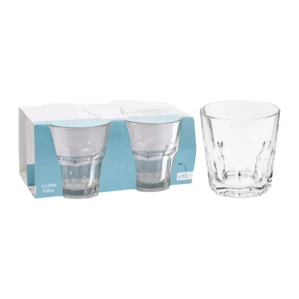 Sada pohárov 4ks/250ml