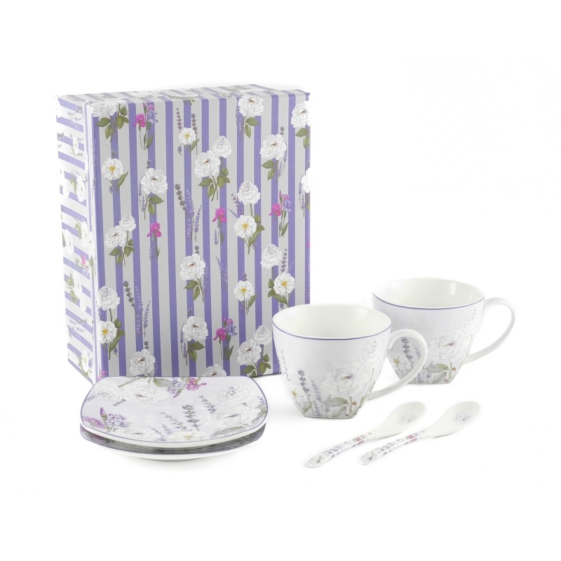 Porcelánová sada. Sada obsahuje 2ks šálka