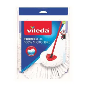Táto náhrada je vhodná pre nasledujúce typy mopov: Easy wring and Clean a Vileda TURBO.