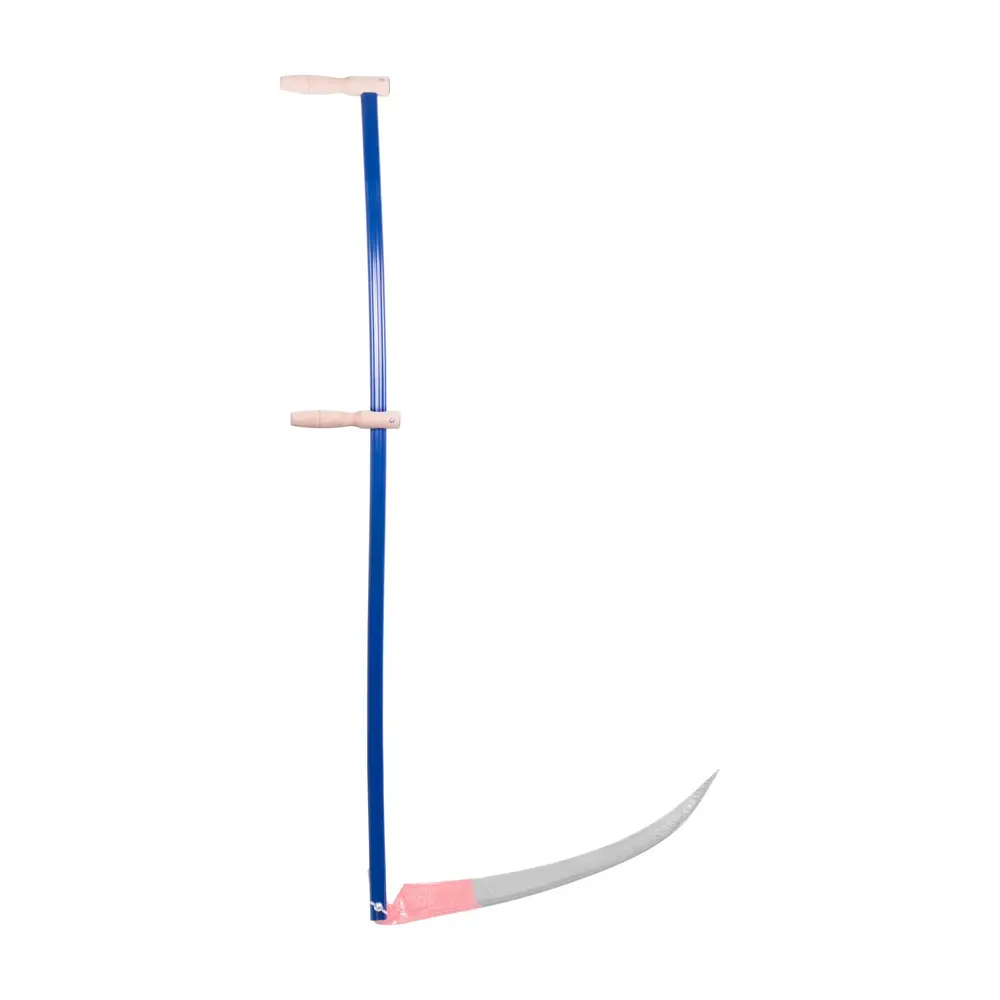 Kovové kosisko s tvarovanou rúčkou. Dĺžka: 148 cm.