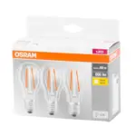 Osram® BASIC LED žiarovka FR 60 s teplou bielou svetlom 2700K je ideálna vo viacerých miestnostiach domácnosti. S nízkou spotrebou energie 6