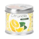 Sviečka Citronella, repelentná, plechová dóza, 50 g, 55x55 mm, Sellbox 12 ks - Image 2