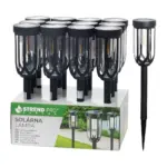 Lampa Strend Pro Garden Elis, solárna, čierna, LED, 7,5x42 cm, Sellbox 12 ks