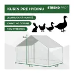 Kurín Strend Pro – Bezpečné a komfortné miesto pre vašu hydinu