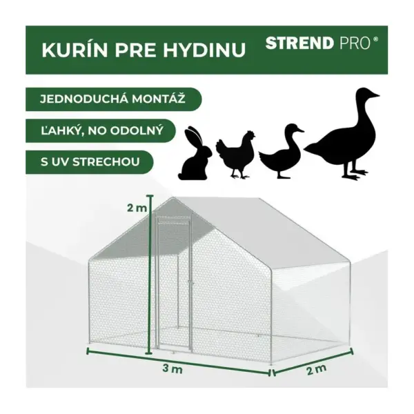 <p><strong>Kurín Strend Pro – Bezpečné a komfortné miesto pre vašu hydinu</strong></p>