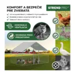 Kurín Strend Pro je ideálnym riešením pre chov hydiny. Poskytuje dostatočný priestor