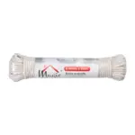 Šnúra na prádlo Cloth-Line L-20 m/4 mm, Bavlna, biela - Image 2