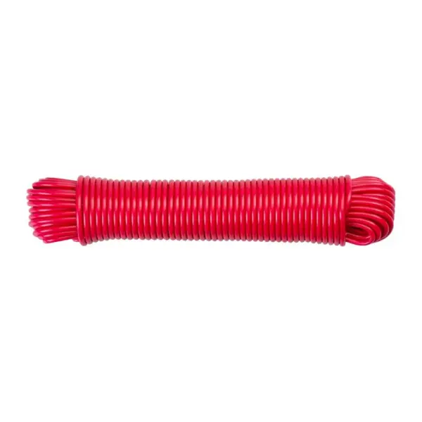Šnúra na prádlo Cloth-Line slúži na vešanie prádla. Je vyrobená z PVC. Má rozmer 4 mm x 20 m. Farba je červená.