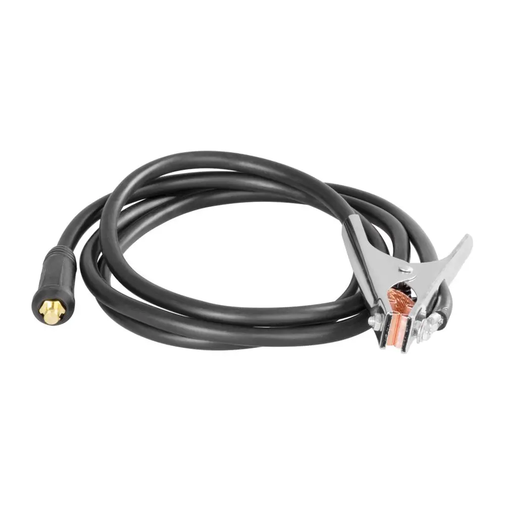 Uzemňovací kábel ST Welding ARC-180 je spoľahlivým a odolným nástrojom pre zváranie s maximálnym prúdom 220 A. S prídavnou uzemňovacou svorkou a dĺžkou 2