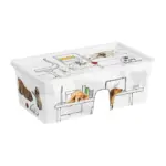 Úložný box KIS C Style Pets XS s vekom dodá vášmu interiéru jedinečný prémiový nádych a dojem. Tento multifunkčný box predstavuje atraktívny a funkčný doplnok na uskladnenie najrôznejších predmetov a je ideálny na usporiadanie každej kúpeľne