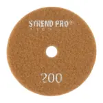 Kvalitný diamantový leštiaci kotúč Strend Pro Premium P200 s priemerom 100 mm je navrhnutý na precízne leštenie tvrdých materiálov