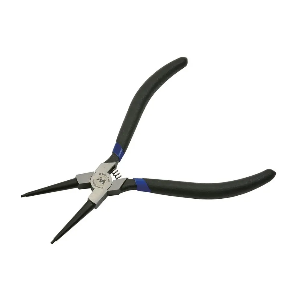 Kliešte Whirlpower® 15618-03 sú vyrobené z kvalitného Cr-V materiálu a sú určené na manipuláciu s poistnými krúžkami. Ich 165 mm veľkosť a vnútorné rovné úchyty zabezpečujú presné a spoľahlivé použitie pri rôznych úlohách.