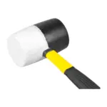 Kladivo Strend Pro HM231 900 g, gumené, BlackWhiteHead, sklolaminátová rúčka, TPR, dĺžka násady 320mm - Image 3
