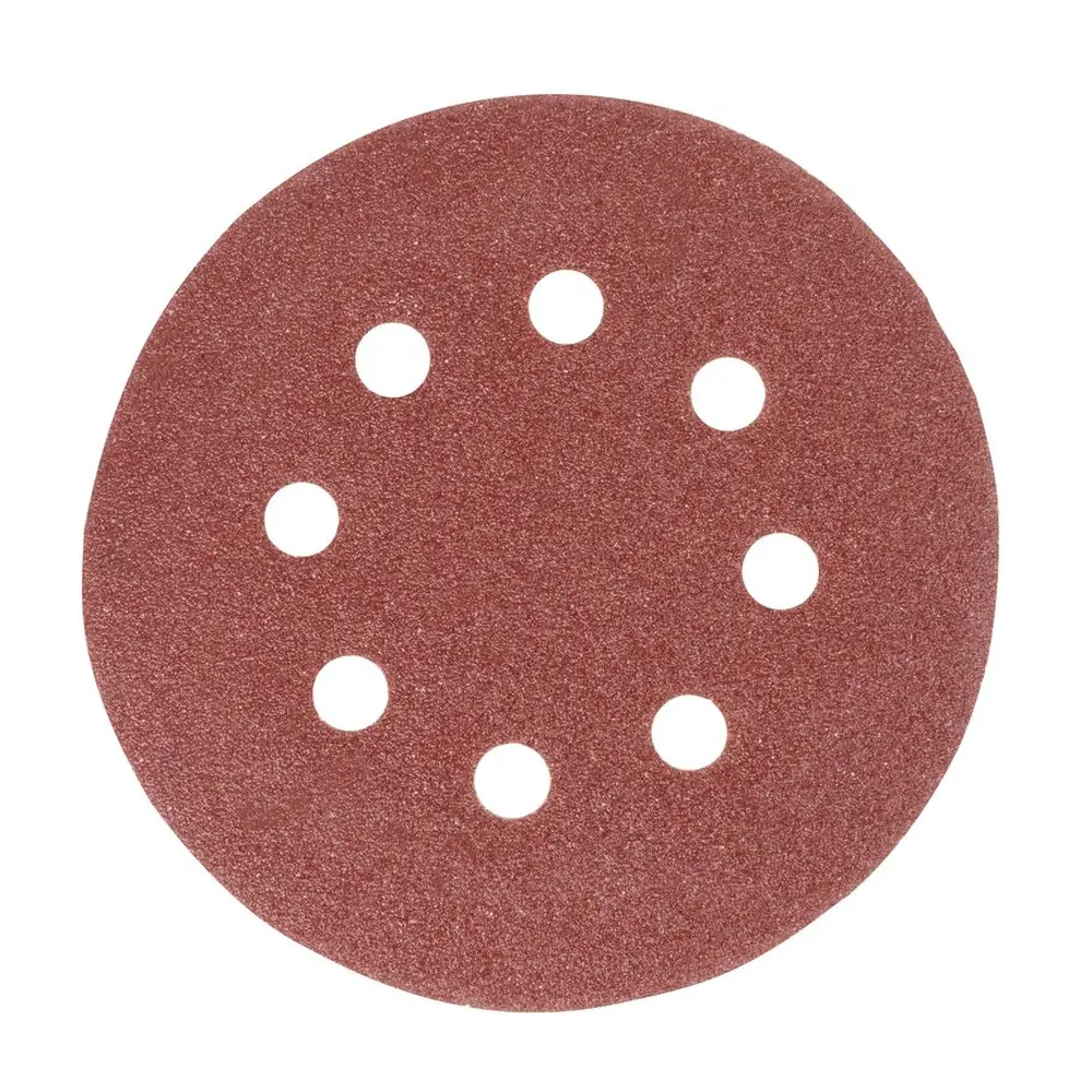 Okrúhly brúsny výsek Worcraft vhodný do excentrickej brúsky s priemerom 125 mm a zrnitosťou P60. Počet dier: 8. Balenie obsahuje 5 kusov.
